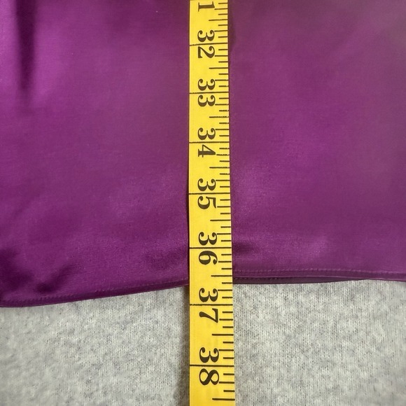 Antonio Melani Silk Dress 2 Purple Embellished‎ Cocktail Evening Elegant Luxury - Picture 6 of 8